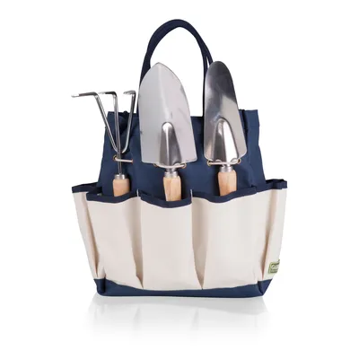 Oniva by Picnic Time Navy Garden Tote with Tools