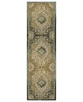 Karastan Touchstone Nore Jadeite 2'4" x 7'10" Runner Rug