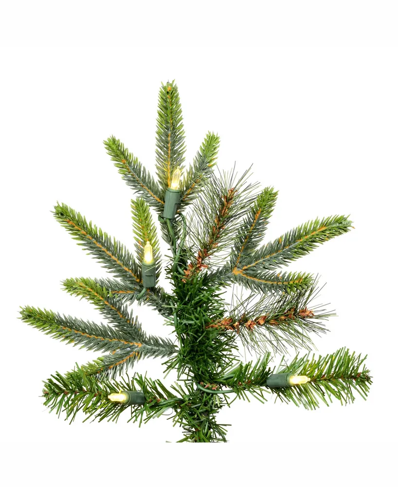 Vickerman 8' Shawnee Fir Artificial Christmas Tree with 450 Warm White Led Lights