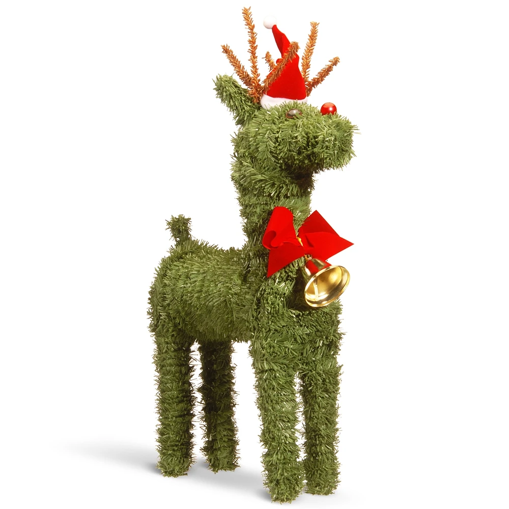 National Tree 16" Evergreen Reindeer