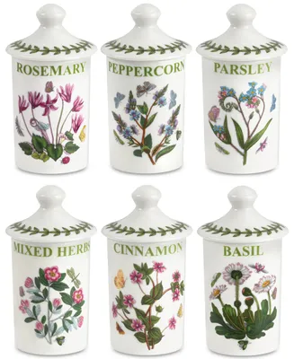 Portmeirion Botanic Garden 6-Pc. Spice Jar Set