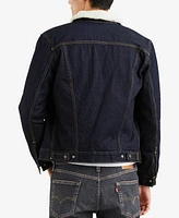 Levi's Men's Regular Fit Sherpa Denim Trucker Jacket