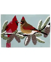 Liora Manne Front Porch Indoor Outdoor Cardinals Sky Area Rugs