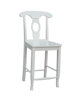 Empire Counterheight Stool - With Solid Wood Seat
