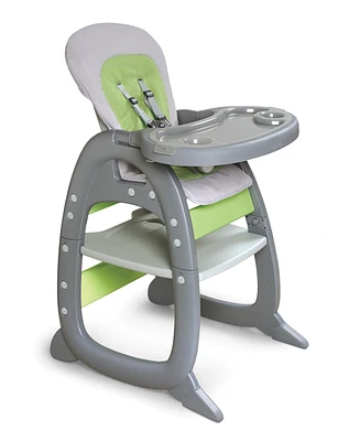 Badger Basket Envee Ii Baby High Chair with Playtable Conversion
