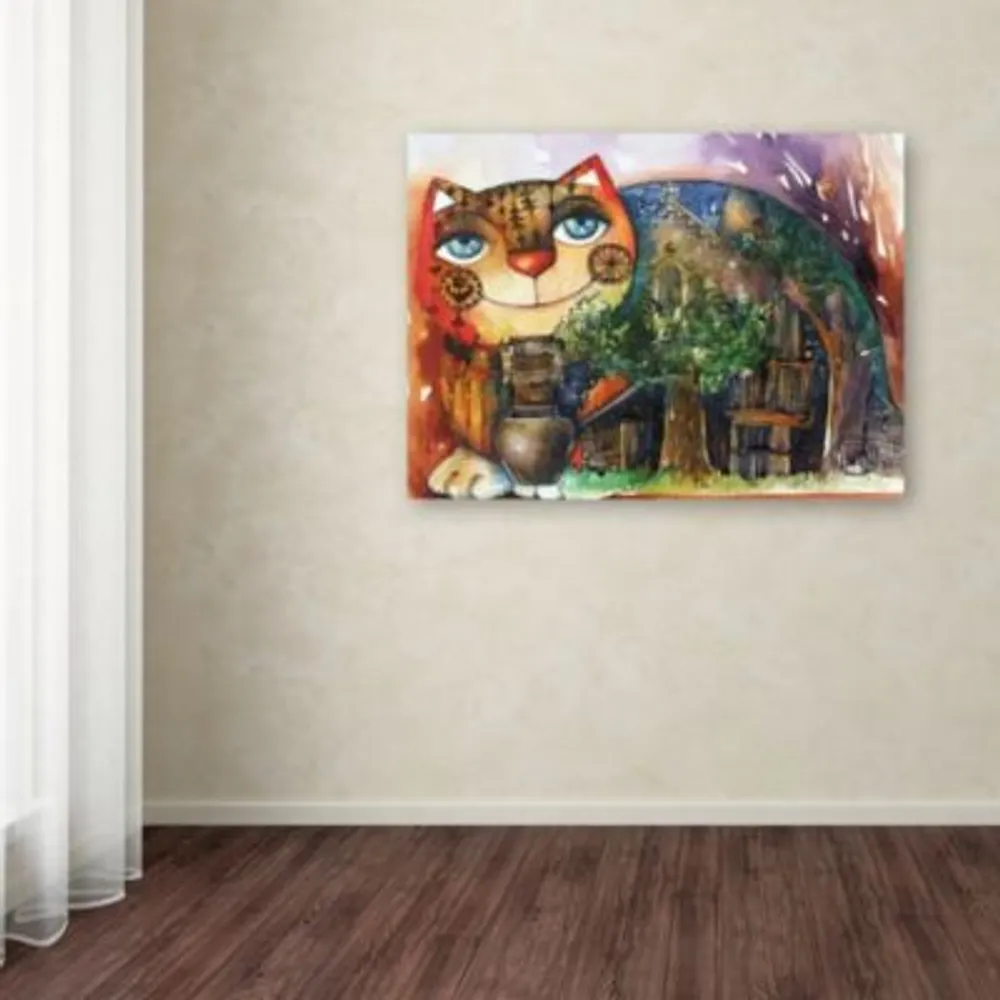 Oxana Ziaka Alpes Cat Canvas Art Collection