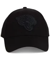 '47 Brand Jacksonville Jaguars Black & Black Mvp Strapback Cap