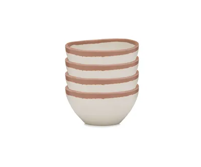 Q Squared Potter Terracotta Melaboo 4-Pc. Dip Bowl Set