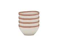 Q Squared Potter Terracotta Melaboo 4-Pc. Dip Bowl Set