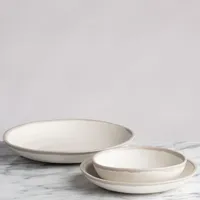 Q Squared Potter Stone Melaboo 4-Pc. Dinner Plate Set