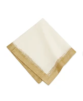 Villeroy & Boch Metallic Brushstroke Napkin 4 Pc Set