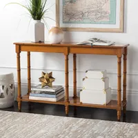 Noam Modern Coastal Bamboo Console Table