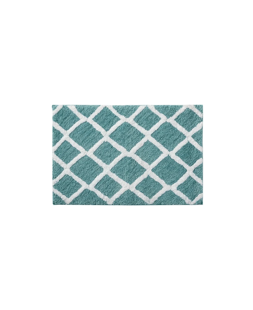 Madison Park Bittman Tufted Reversible Microfiber Bath Rug