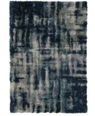 D Style Jackson Pane Navy Area Rug