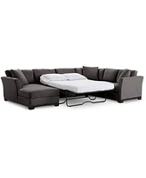 Elliot Ii 138" Fabric 3-Piece Chaise Sleeper Sectional, Created for Macy's