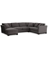 Elliot Ii 138" Fabric 3-Piece Chaise Sleeper Sectional, Created for Macy's