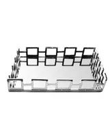 Classic Touch Square Mirrored Tray