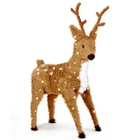 National Tree 36" Standing Reindeer with 150 Clear Lights