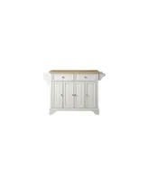 Lafayette Natural Wood Top Kitchen Island