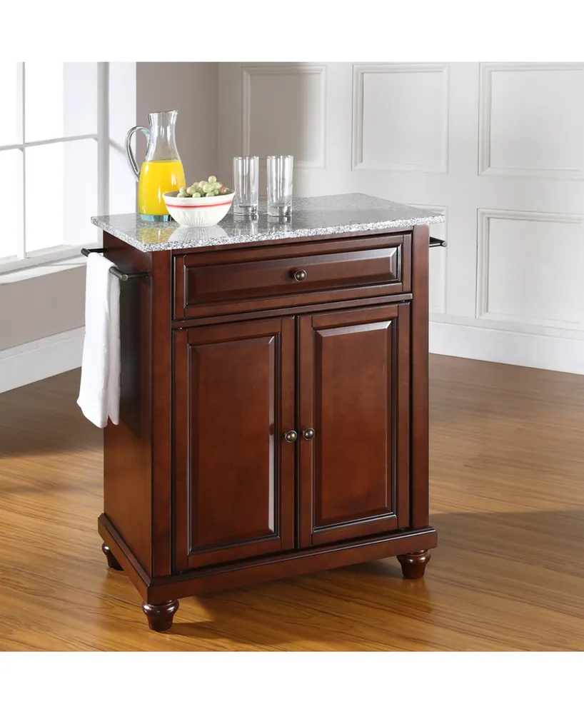 Cambridge Solid Granite Top Portable Kitchen Island