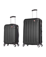 Dukap Intely 2-Pc. Hardside Luggage Set With Usb Port