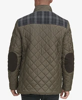 Cole Haan Mixed Media Quilted Jacket