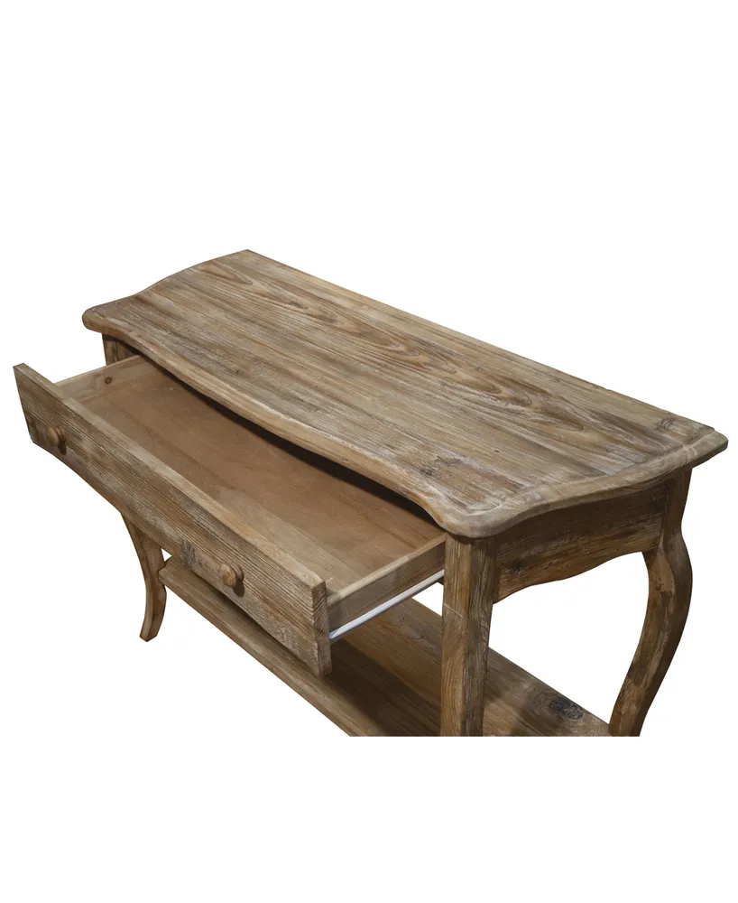 Alaterre Furniture Rustic - Reclaimed Media/Console Table, Driftwood