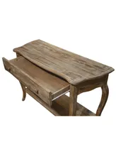 Alaterre Furniture Rustic - Reclaimed Media/Console Table, Driftwood