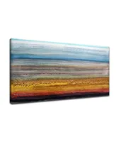 Ready2HangArt, 'Sky and Ground' Abstract Canvas Wall Art