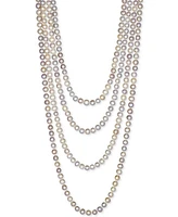 100" Cultured Freshwater Pearl Endless Strand Necklace (7-8mm)