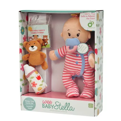 Manhattan Toy Wee Baby Stella Sleepy Time Scents 12 Inch Soft Baby Doll Set