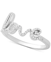 Wrapped Diamond Love Ring (1/6 ct. t.w.) 14k Gold or White Gold, Created for Macy's