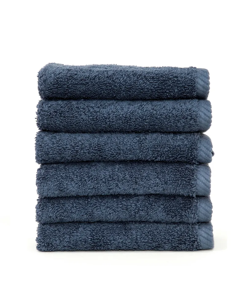 Linum Home Soft Twist 6-Pc. Washcloth Set