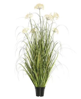 Vickerman 60" Artificial Potted Green Grass