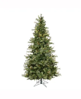 Vickerman 7.5 ft Mixed Country Pine Slim Artificial Christmas Tree