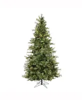 Vickerman 7.5 ft Mixed Country Pine Slim Artificial Christmas Tree