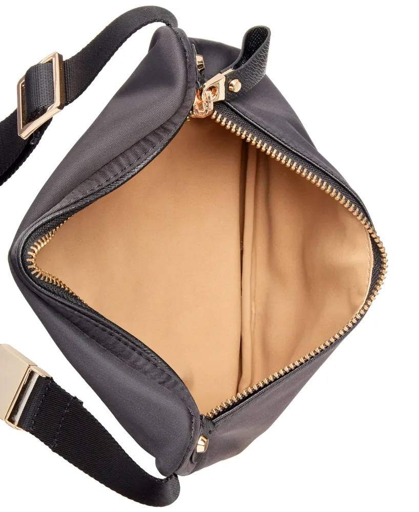 Michael Michael Kors Nylon Fanny Pack, Created for Macy's - Black, Gold