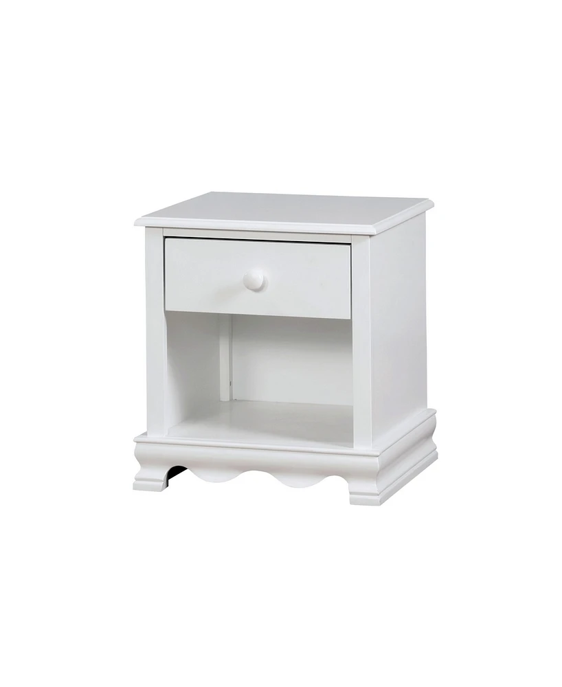 Poppy Transitional Nightstand