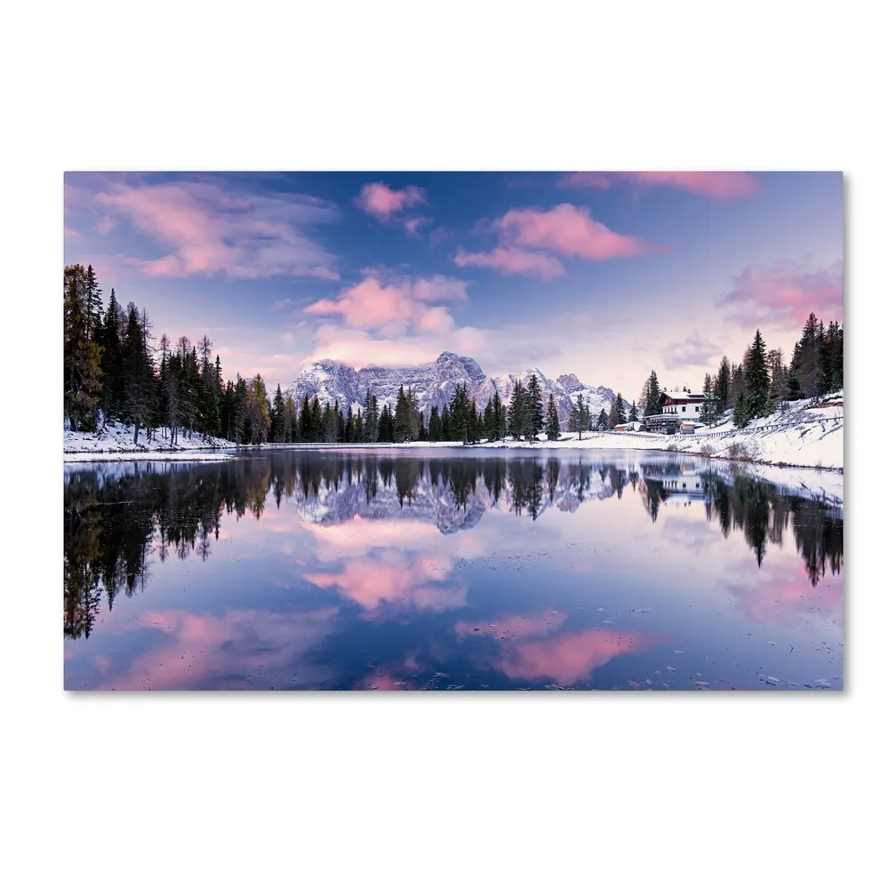 Michael Blanchette Photography 'Alpine Pink' Canvas Art, 12" x 19"