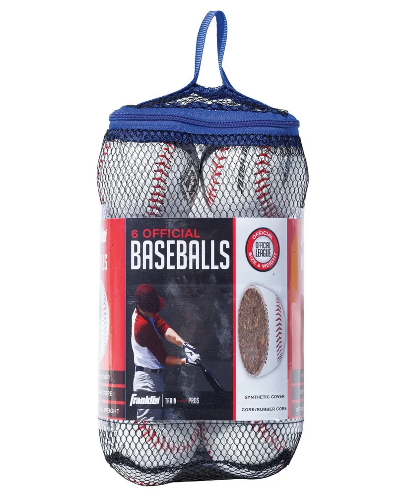 Franklin Sports Practice Baseballs - 6 Pack