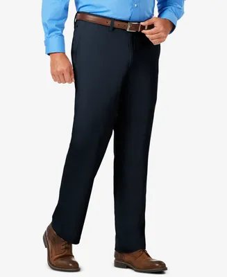 J.m. Haggar Men's Luxury Comfort Classic-Fit Performance Stretch Casual Pants