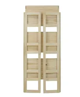 3 - Shelf Folding Student Bookcase 20.75" Wide