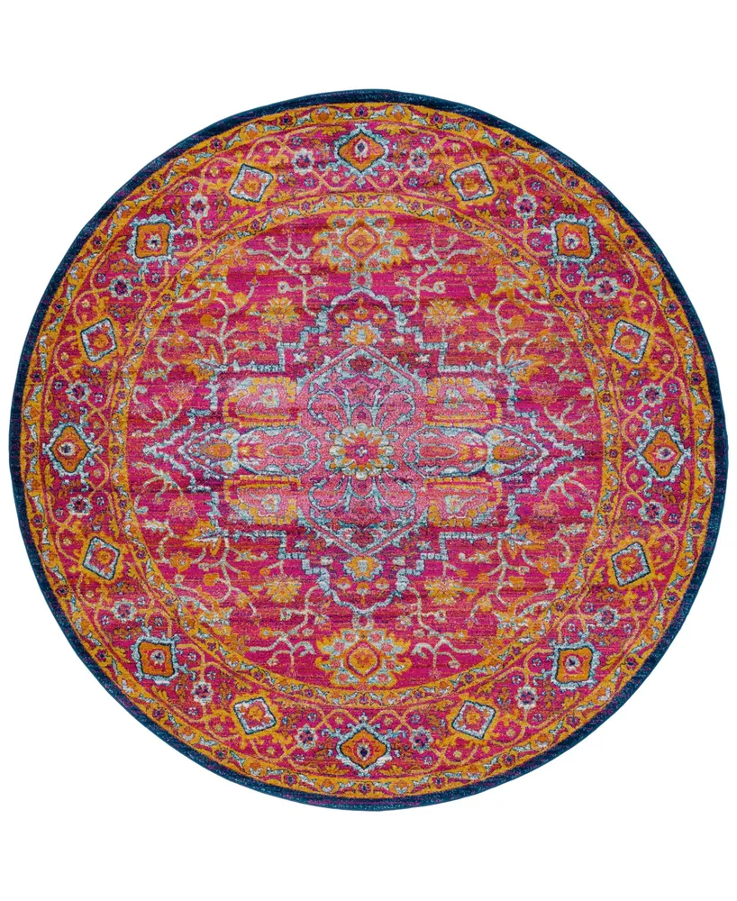 Livabliss Harput Hap-1009 Garnet 5'3" Round Area Rug