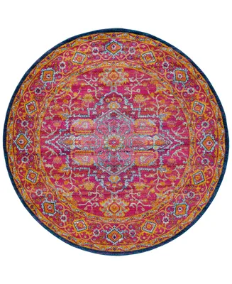 Surya Harput Hap-1009 Garnet 5'3" Round Area Rug