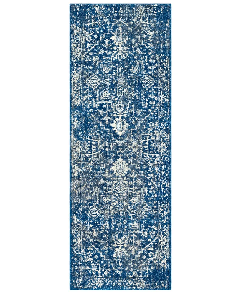 Livabliss Harput Hap-1022 Dark Blue 2'7" x 7'3" Area Rug