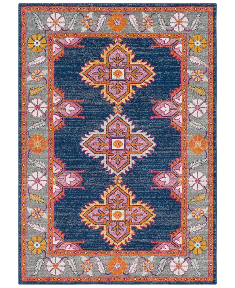 Livabliss Harput Hap-1037 Dark Blue 7'10" x 10'3" Area Rug