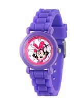 Disney Minnie Mouse Girls' Plastic Time Teacher Watch