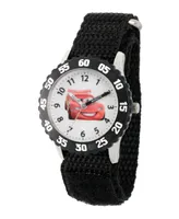 Disney Cars Lightning McQueen Boys' Stainless Steel Time Teacher Watch