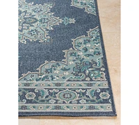 Livabliss Alfresco Alf-9670 Charcoal 3' x 5'6" Area Rug, Indoor/Outdoor