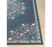 Livabliss Alfresco Alf-9678 Charcoal 3' x 5'6" Area Rug, Indoor/Outdoor